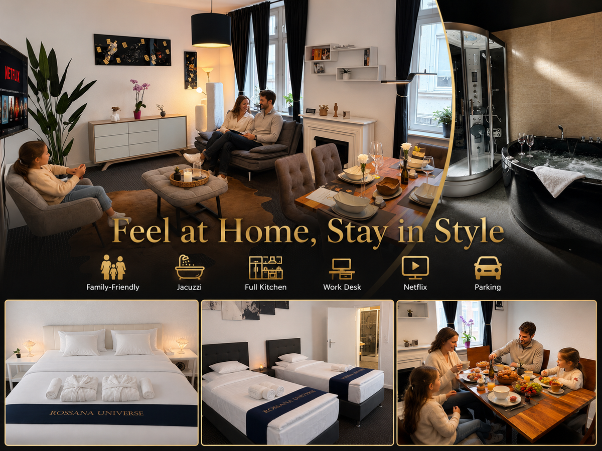 Luxury Apartment mit Jacuzzi im Zentrum von Wiesbaden
